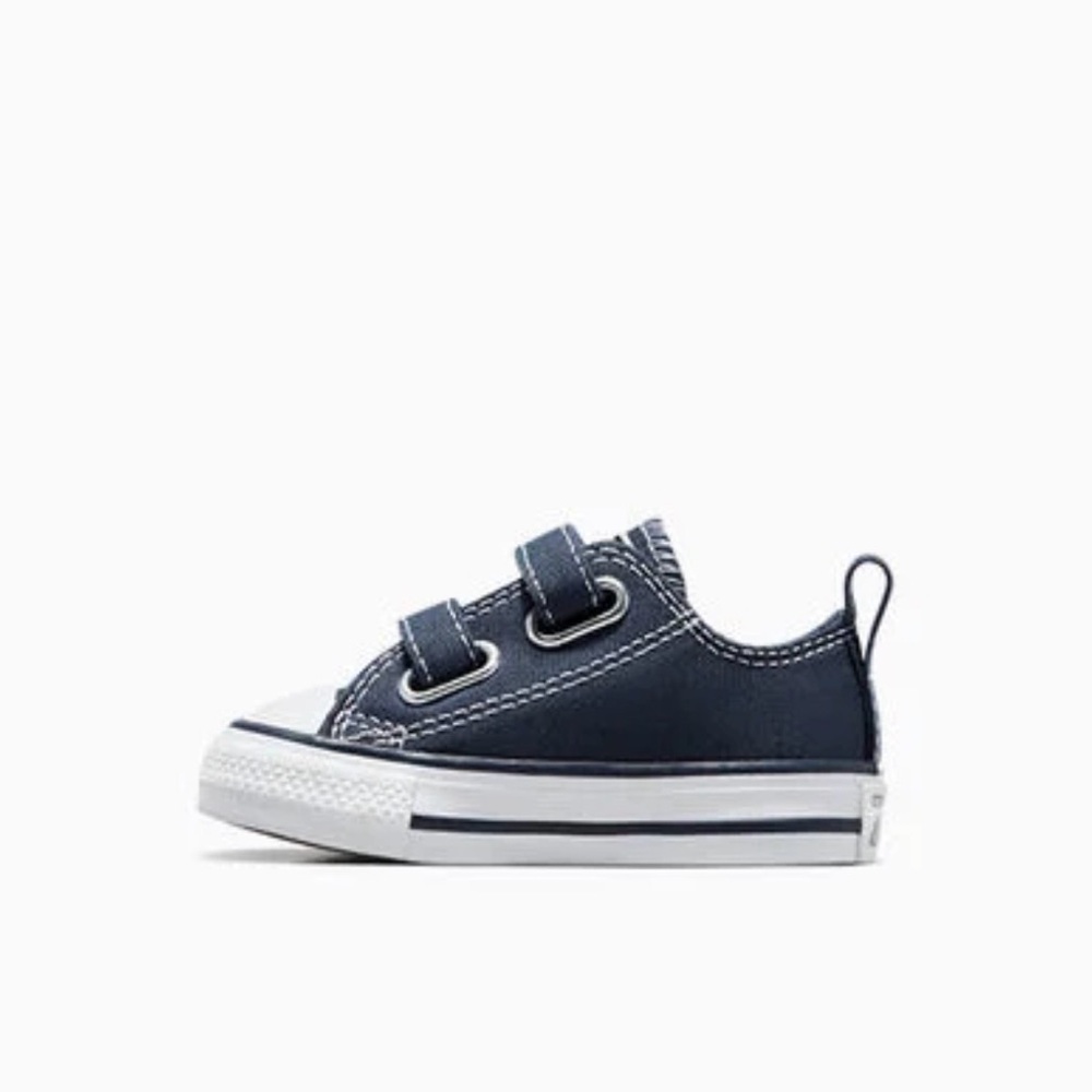 Converse Blue and White Velcro sneakers